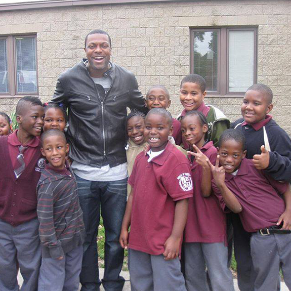 Chris Tucker With Youth