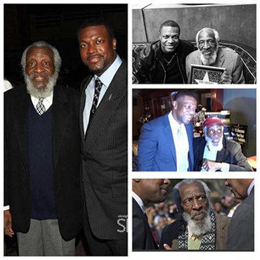 Assorted Images of Chris Tucker With the Late Dick Gregory
